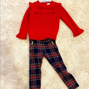 Adorable Janie and Jack 4T holiday outfit